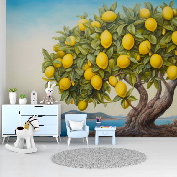Um limoeiro com frutos Um limoeiro com frutos