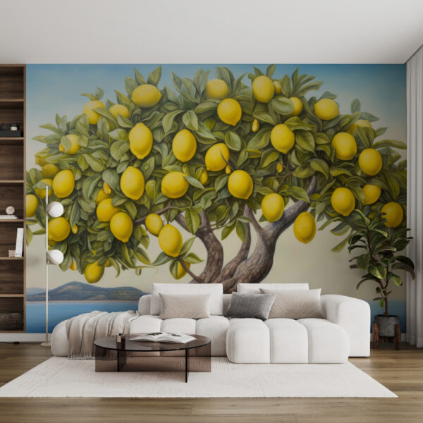 Um limoeiro com frutos Um limoeiro com frutos