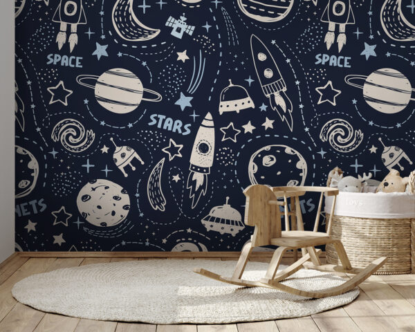 Um padrão de planetas e estrelas Um padrão de planetas e estrelas