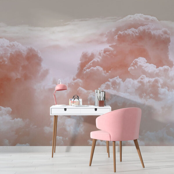 Uma nuvem cor-de-rosa no céu Uma nuvem cor-de-rosa no céu