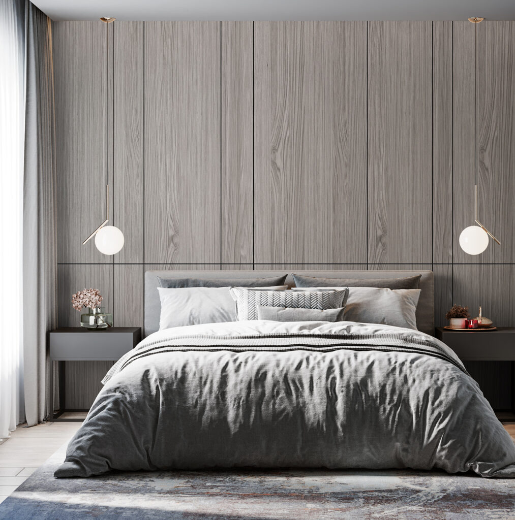 A grey wood paneling A grey wood paneling