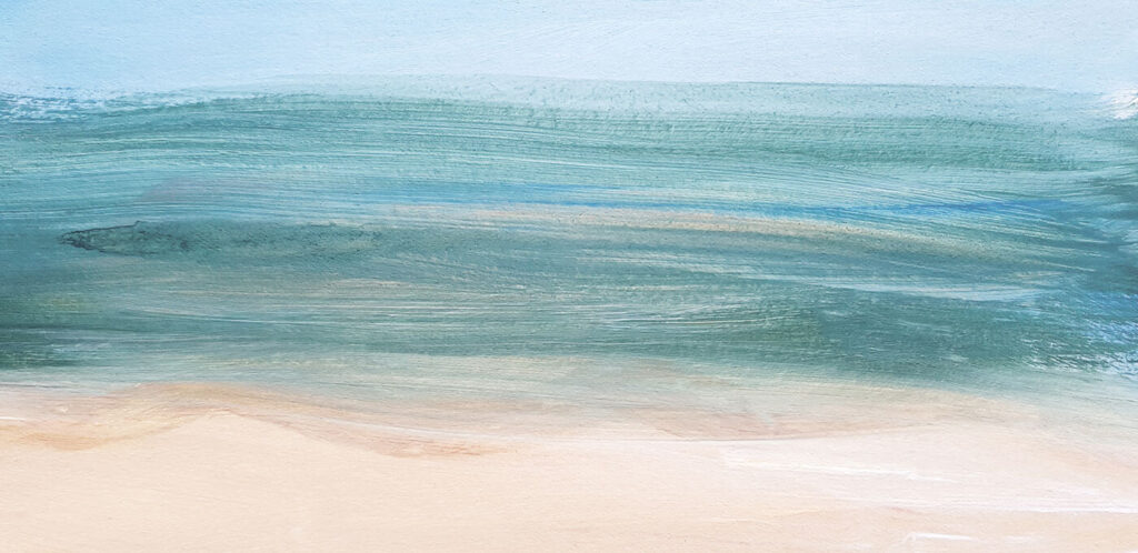 Um quadro azul e branco Um quadro azul e branco