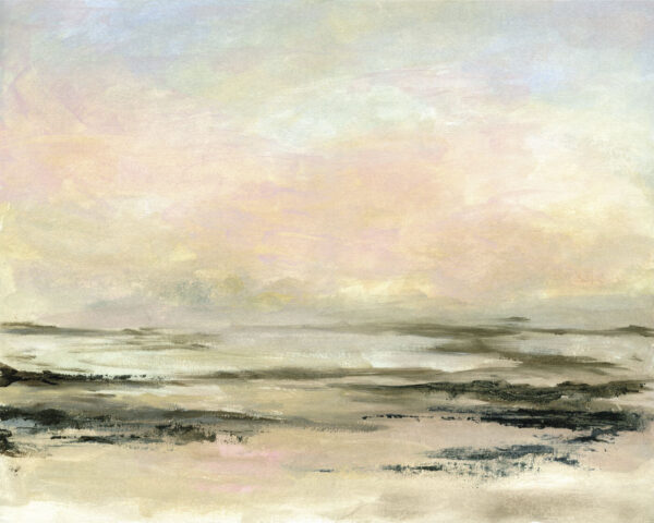 Uma pintura de uma paisagem Uma pintura de uma paisagem