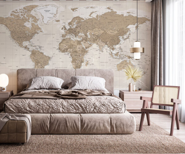 Um mapa do mundo Um mapa do mundo