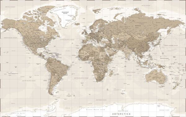 Um mapa do mundo Um mapa do mundo