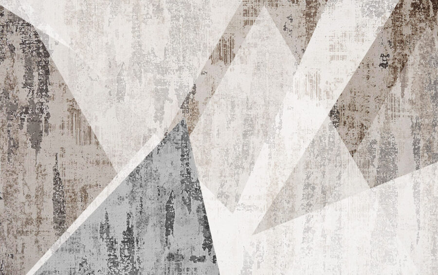Papel de parede Textura geométrica abstrata em tons neutros. - Image 5