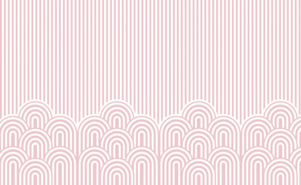 Papel de parede às riscas cor-de-rosa e brancas Papel de parede às riscas cor-de-rosa e brancas