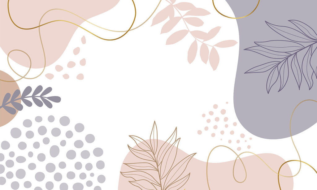 Fundo branco com formas e folhas cor-de-rosa, azuis e roxas u97059p 1024x614 - Fundo branco com formas e folhas cor-de-rosa, azuis e roxas