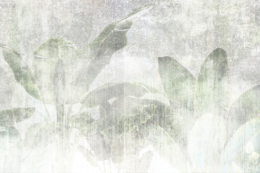 Papel de parede Folhas suaves em tons suaves. - Image 5