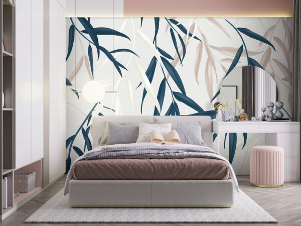 Folhagem elegante em cores suaves. Folhagem elegante em cores suaves.