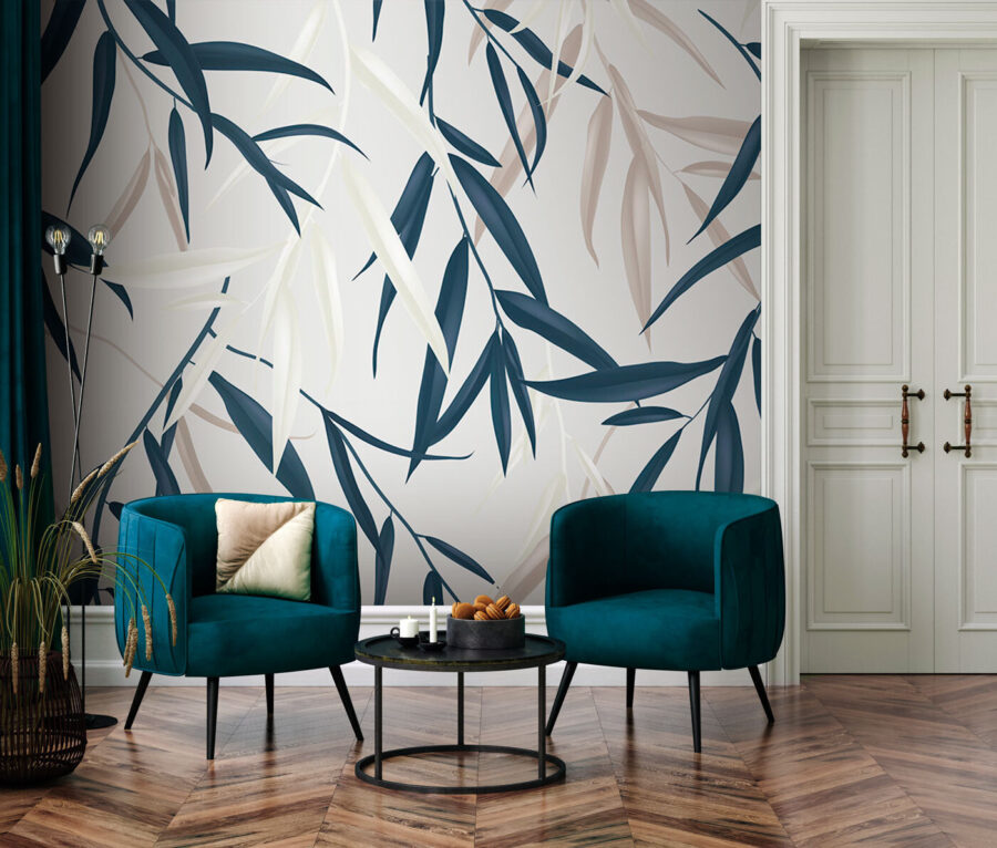 Folhagem elegante em cores suaves. Folhagem elegante em cores suaves.