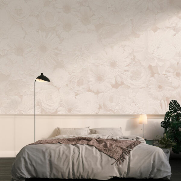 Padrão floral branco Padrão floral branco