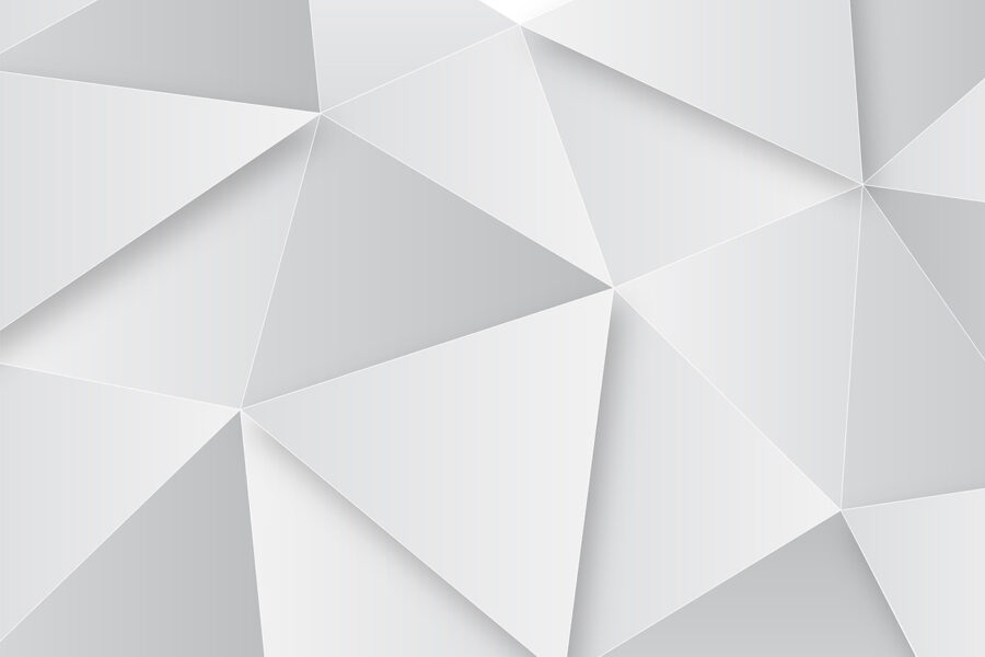 Papel de parede Padrão triangular branco - Image 2