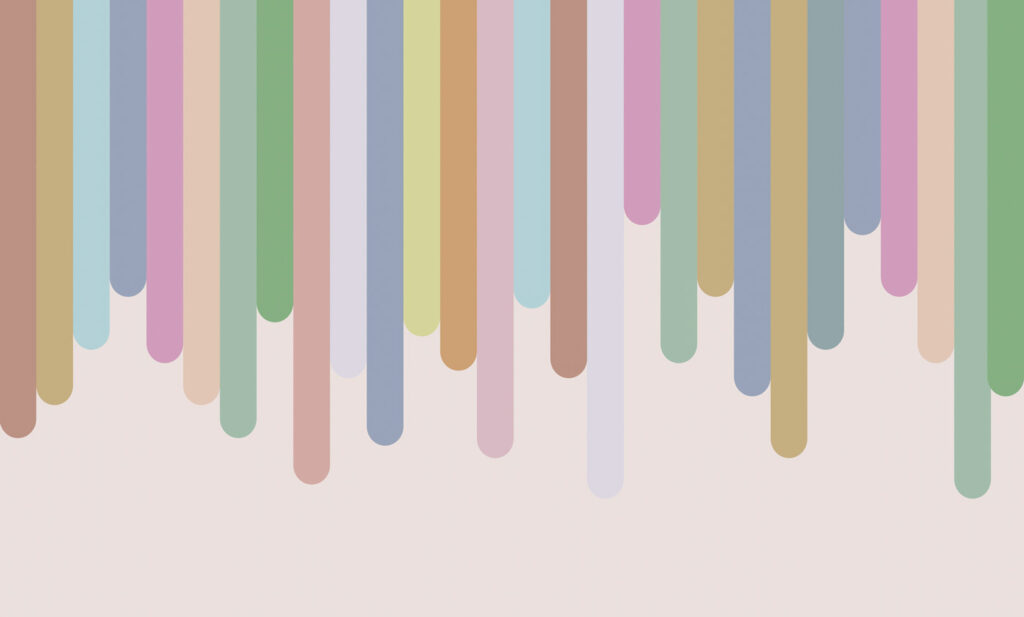 Linhas verticais coloridas sobre um fundo branco Linhas verticais coloridas sobre um fundo branco