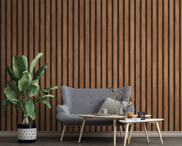 Fundo elegante de madeira com riscas verticais. Fundo elegante de madeira com riscas verticais.
