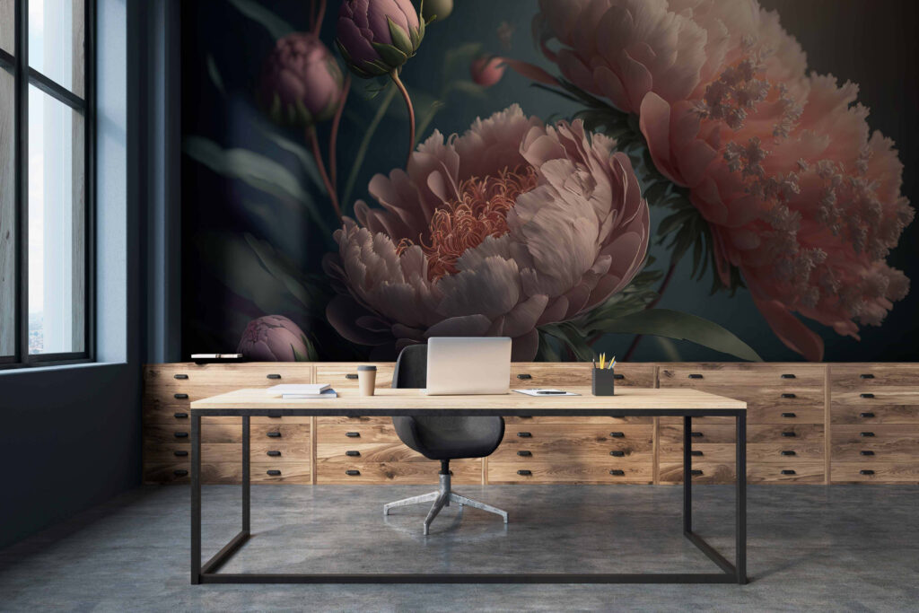 Delicate peonies in soft colors Delicate peonies in soft colors