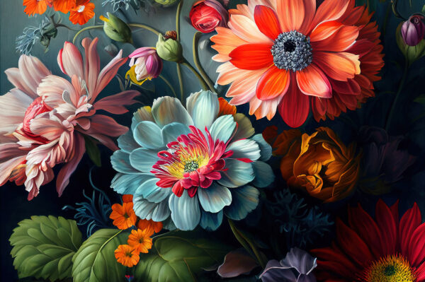 Flores vibrantes em cores deslumbrantes Flores vibrantes em cores deslumbrantes