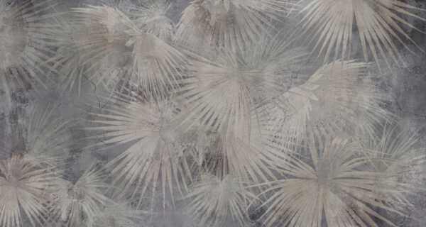 Papel de parede com folhas de palmeira Papel de parede com folhas de palmeira
