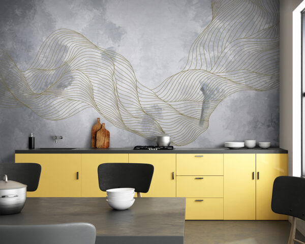 Ondas elegantes num fundo texturado Ondas elegantes num fundo texturado