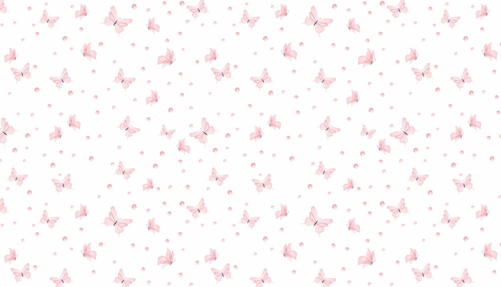 Pattern of butterflies and dots Pattern of butterflies and dots