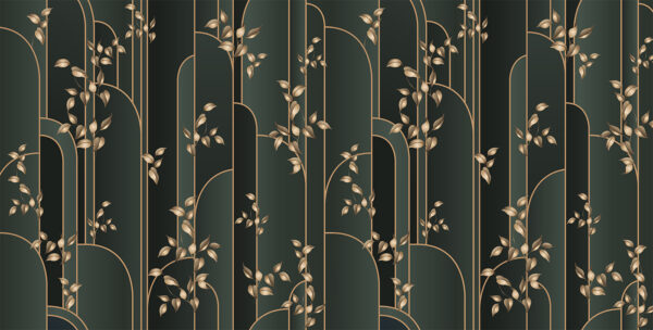 Papel de parede com folhas Papel de parede com folhas