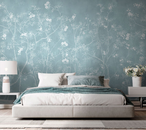 Desenho a branco de uma árvore Papel de parede Desenho a branco de uma árvore