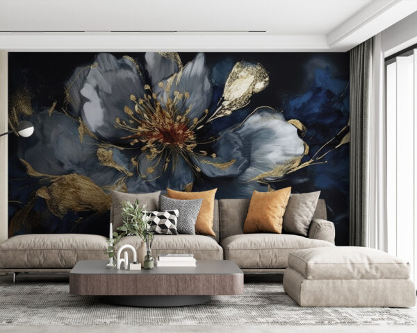 Pintura de uma flor Pintura de uma flor