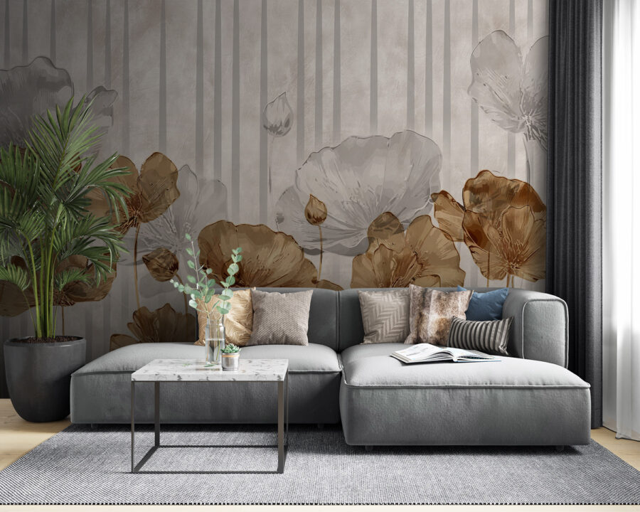 Papel de parede com flores