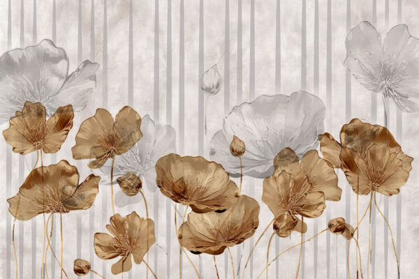 Papel de parede com flores Papel de parede com flores