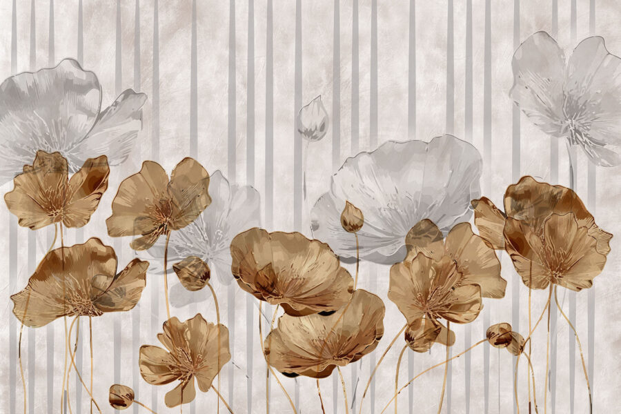 Papel de parede com flores