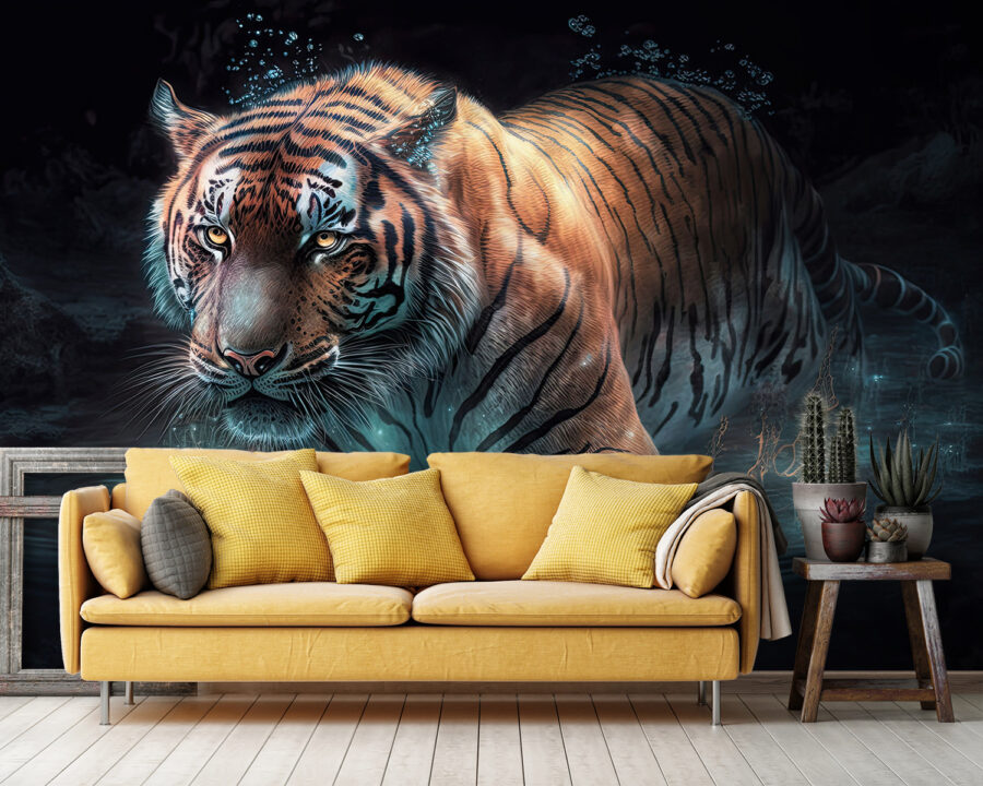 Tigre na água