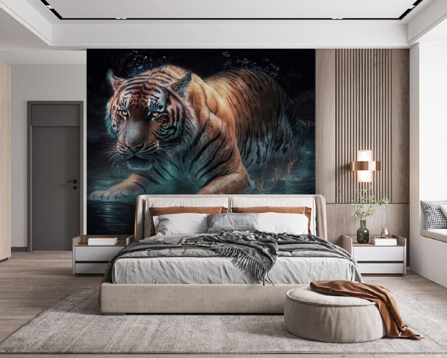 Tigre na água