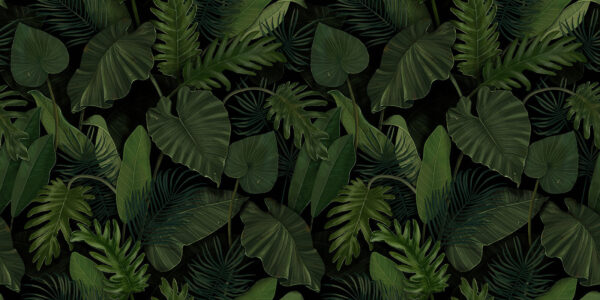 Padrão de folhas verdes Padrão de folhas verdes