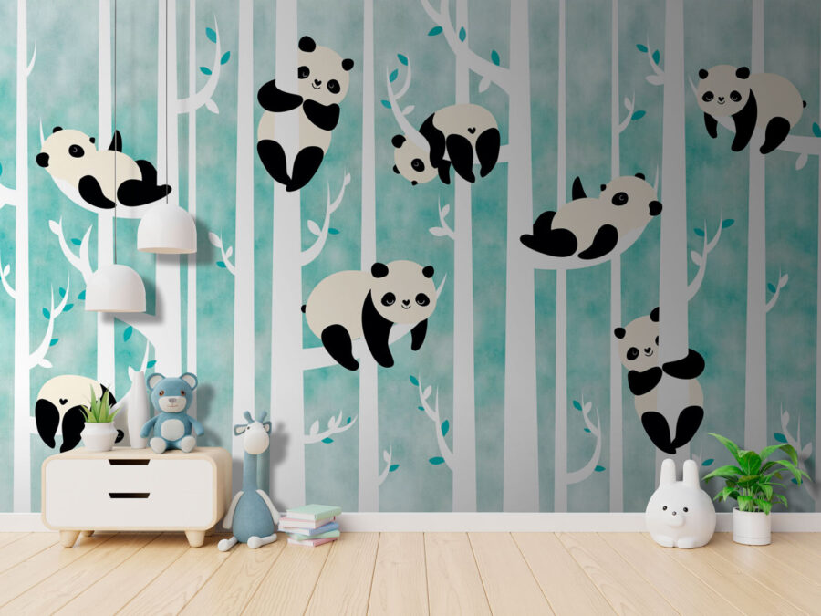 Pandas numa árvore