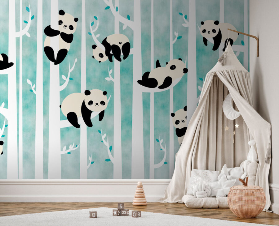 Pandas numa árvore