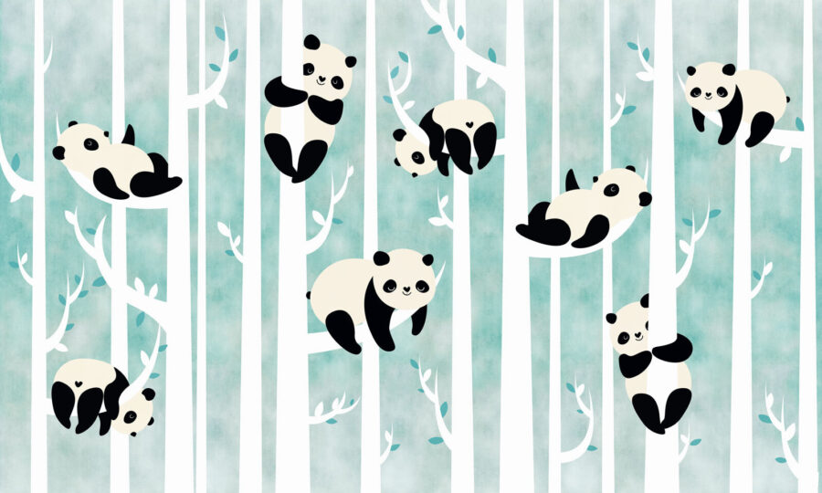 Pandas numa árvore