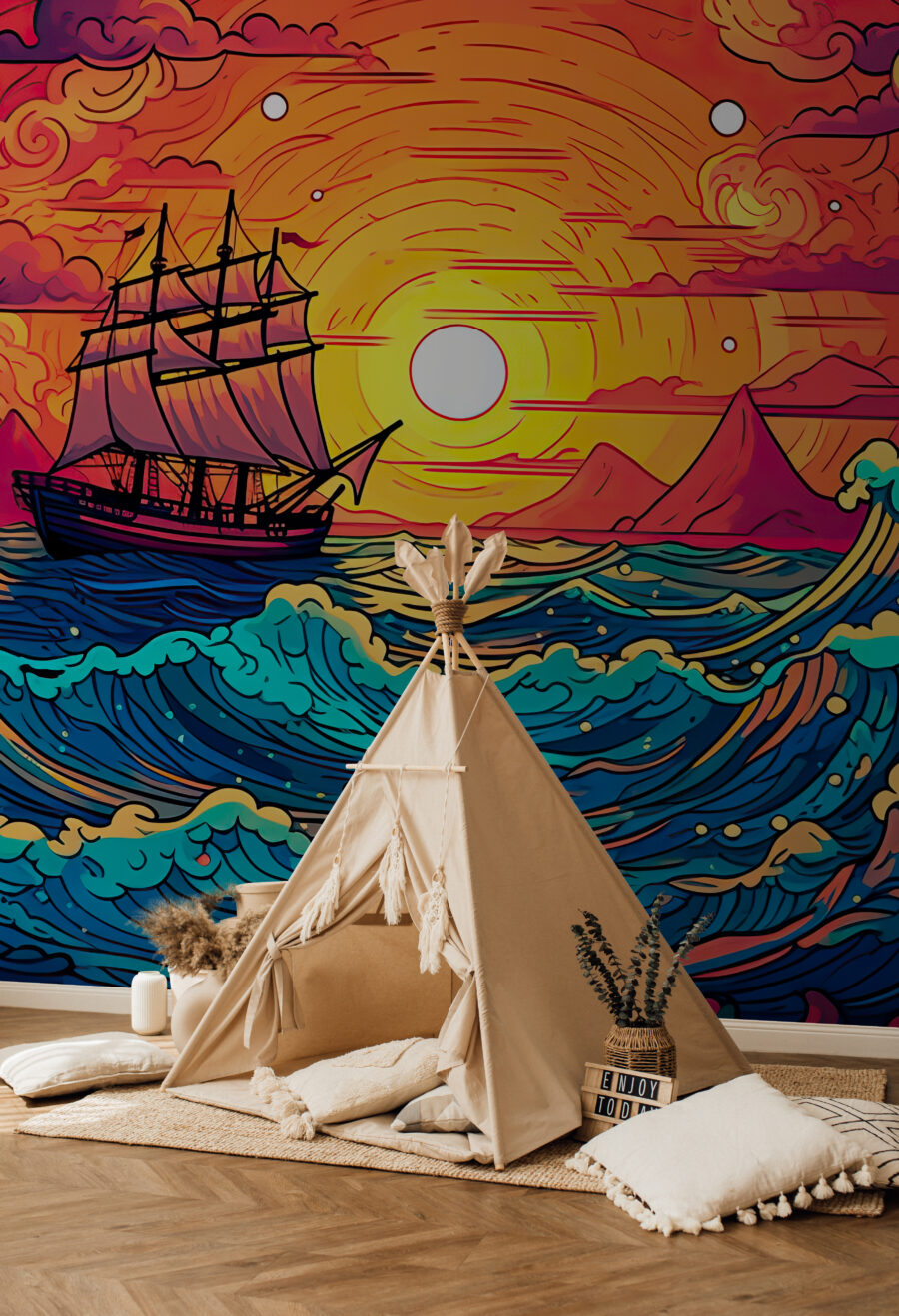 Navio no oceano