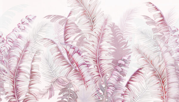 Soft pink foliage in gentle hues