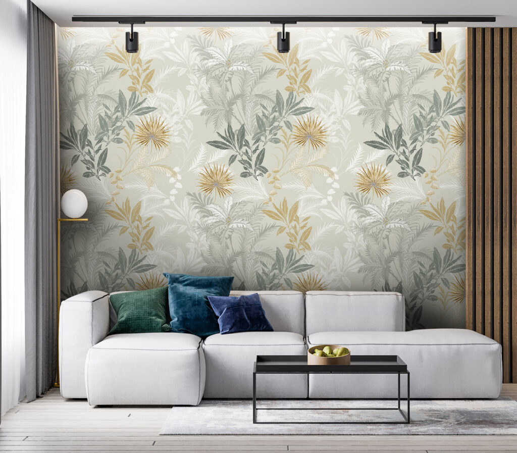 Um padrão de folhas e flores u94468pig51 1024x897 - Um padrão de folhas e flores - tegory