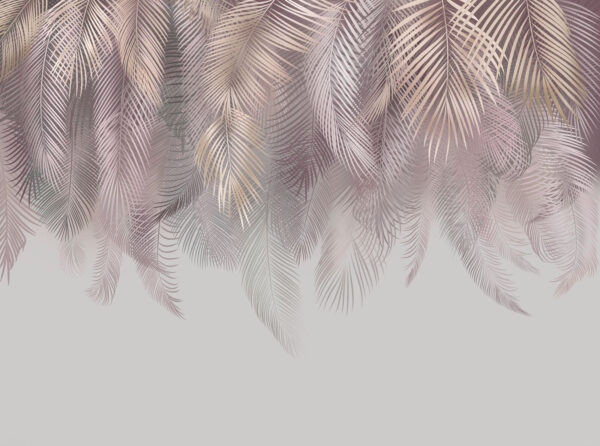 Folhas delicadas em tons pastel suaves. Folhas delicadas em tons pastel suaves.
