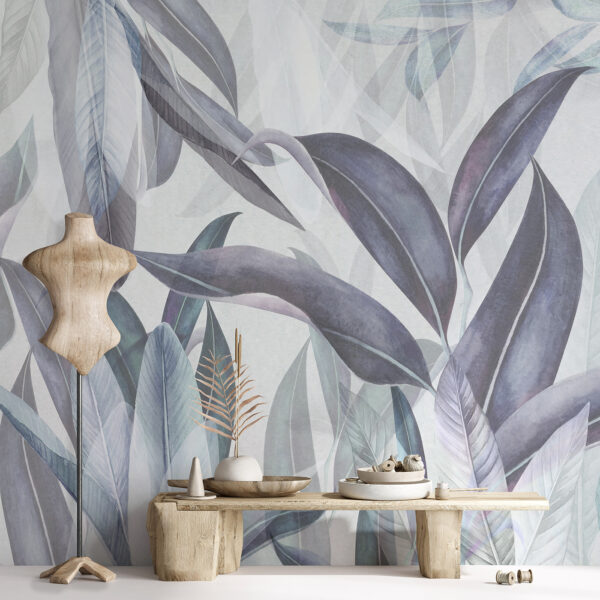 Folhas elegantes em tons suaves. Folhas elegantes em tons suaves.