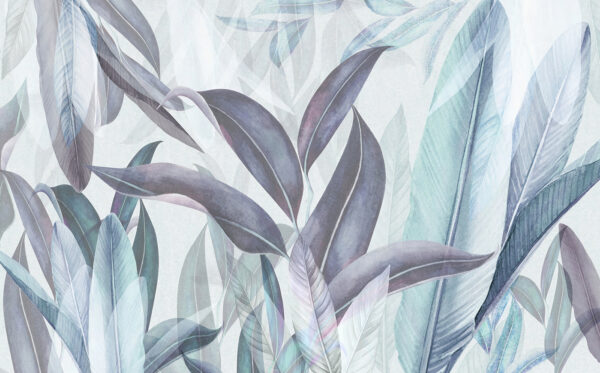 Folhas elegantes em tons suaves. Folhas elegantes em tons suaves.