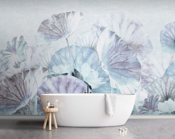 Folhas delicadas em tons pastel suaves. Folhas delicadas em tons pastel suaves.