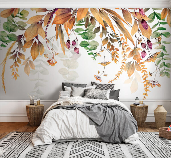 Elegância botânica sobre um fundo branco. Elegância botânica sobre um fundo branco.
