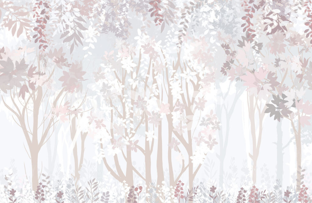 Padrão floral branco e cor-de-rosa Padrão floral branco e cor-de-rosa