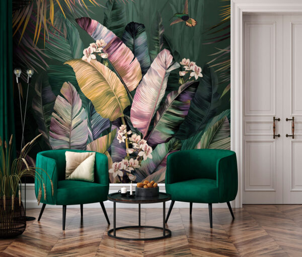 Pintura de uma planta tropical Pintura de uma planta tropical