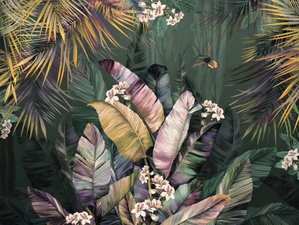 Pintura de uma planta tropical Pintura de uma planta tropical