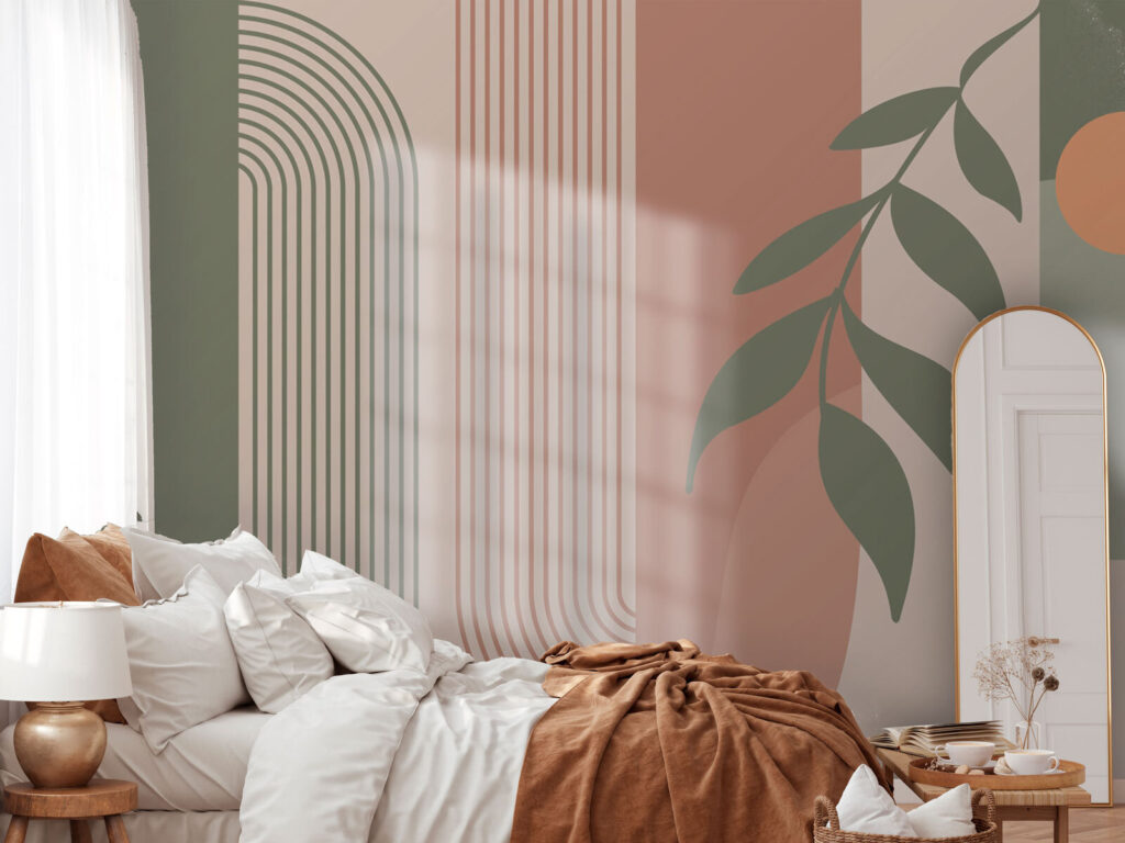 Linhas verdes e cor-de-rosa e uma folha u94153pib1 1024x768 - Linhas verdes e cor-de-rosa e uma folha