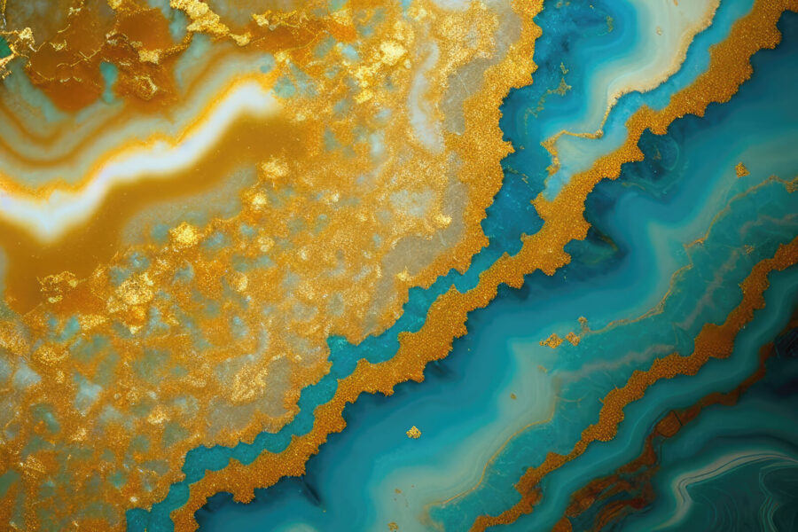Padrões fluidos em cores vibrantes