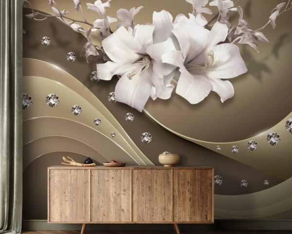 Flores elegantes com detalhes brilhantes. Flores elegantes com detalhes brilhantes.